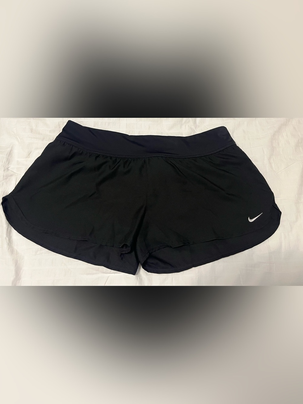 Nike Women's Black Running Shorts with Built-In Liner Size large NWOT